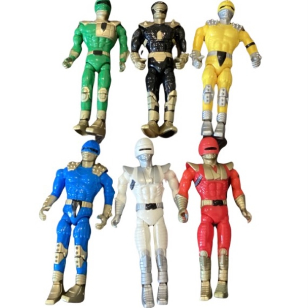 Atomic Ranger Warriors With Toy Weapons Lanard Toys